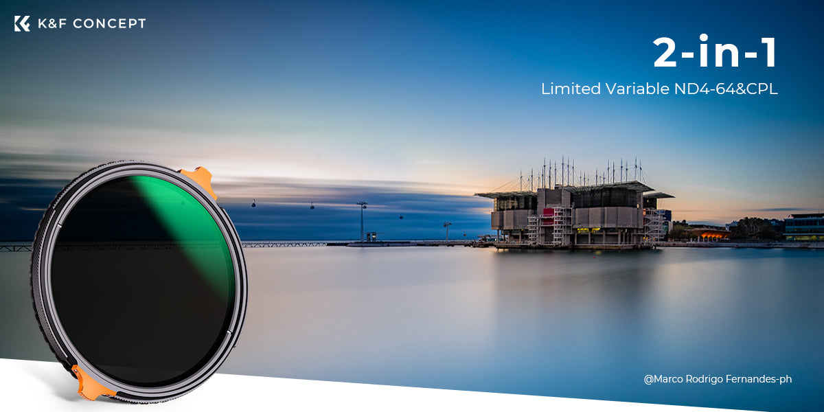K&F Nano-X Series 2-in-1 Variable ND ( ND4-64 ) & CPL Filter (2 to 6-Stop)
