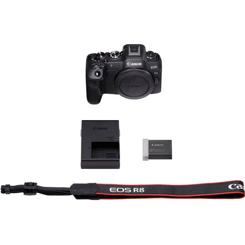 Canon EOS R8 24.2MP Full-Frame Mirrorless Camera, Body Only