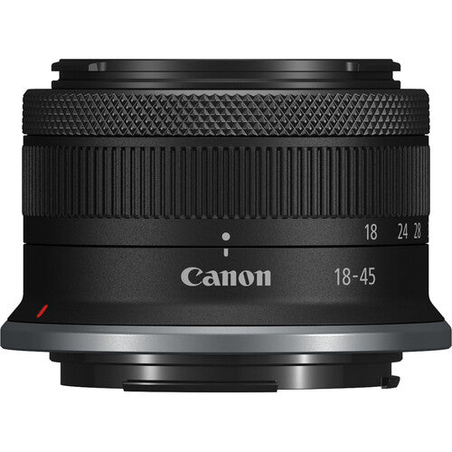 Canon EOS R100 Mirrorless Camera with RF-S 18-45mm F4.5-6.3 IS STM Lens, Black