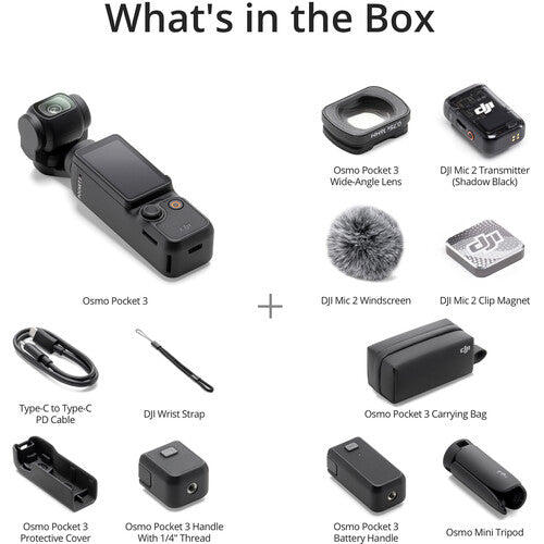 DJI Osmo Pocket 3 Creator Combo, Vlogging Camera