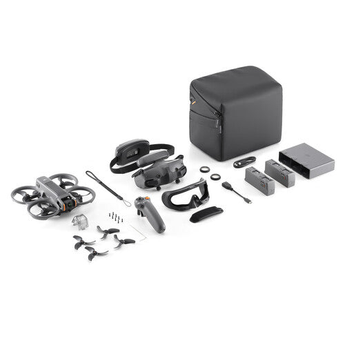 طائرة بدون طيار DJI Avata 2 FPV مزودة بثلاث بطاريات Fly More Combo