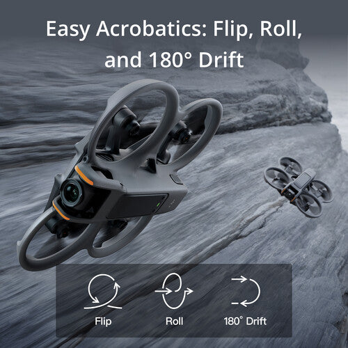طائرة بدون طيار DJI Avata 2 FPV مزودة بثلاث بطاريات Fly More Combo