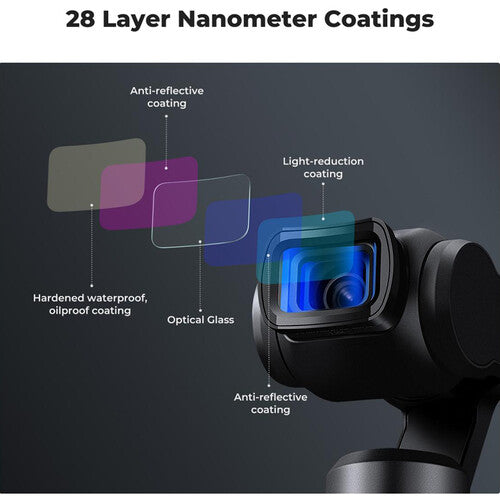 K&F Concept 1.2x Anamorphic Lens with Blue Coating for DJI Osmo Pocket 3