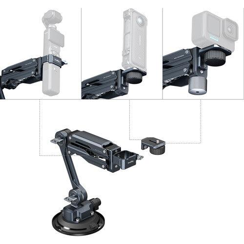 SmallRig Mini Shock Absorber Arm for DJI Osmo Pocket 3, GoPro HERO13 & Insta360 X4