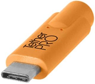 Tether Tools TetherPro USB Type-C Male to USB Type-C Male Cable (15', Orange) CUC15-ORG