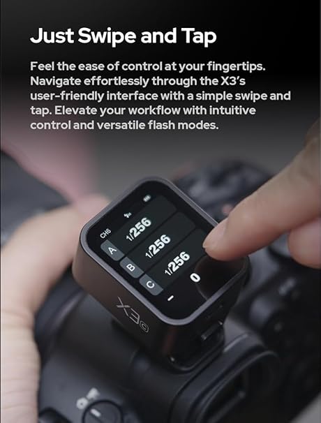 Godox X3N X3 N X3-N ๐ง๐ผ๐๐ฐ๐ต๐๐ฐ๐ฟ๐ฒ๐ฒ๐ป TTL Wireless Flash Trigger for Nikon Camera, with TCM Conversion 2.4G 1/8000s HSS,Built-in 3.7V 850mAh Li-Ion Battery (X2T-N,XPro-N,XProII-N,Upgrade Version)