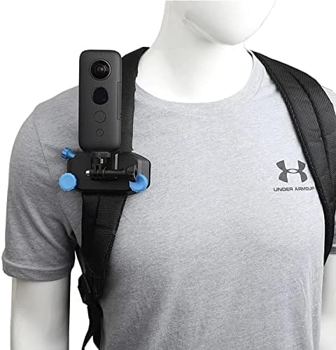 Backpack Clip Mount for Insta360 One X/X2, One R, X and GoPro Hero 9