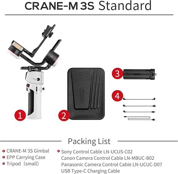 Zhiyun CRANE-M3 S 3-Axis Handheld Gimbal Stabilizer