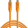 Tether Tools TetherPro USB Type-C Male to USB Type-C Male Cable (15', Orange) CUC15-ORG Tether Tools TetherPro USB Type-C Male to USB Type-C Male Cable (15', Orange) CUC15-ORG