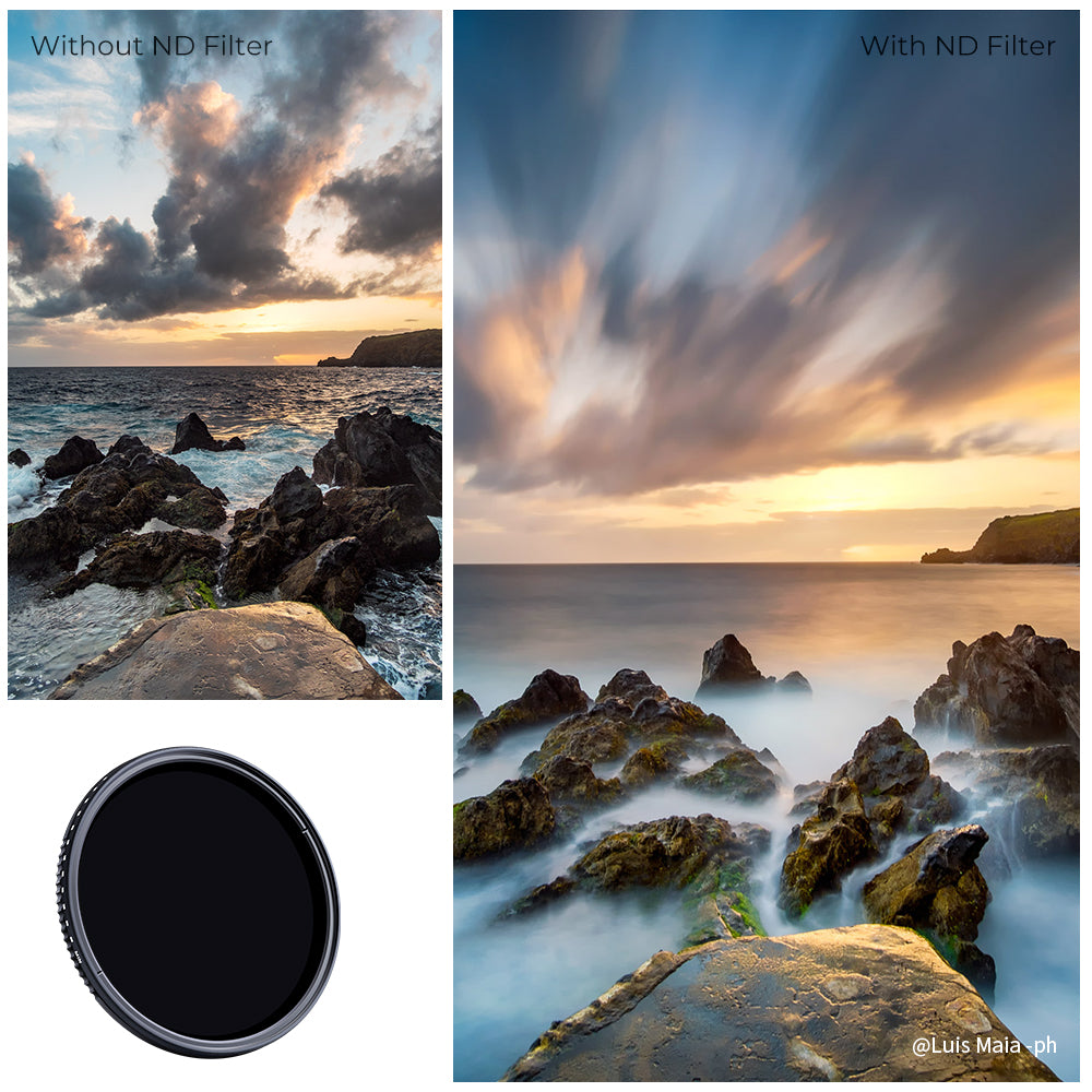 K&F ND8-ND2000 (3-11stop) Variable ND Filter Neutral Density Filter with Multi-Resistant Coating Nano-Dazzle