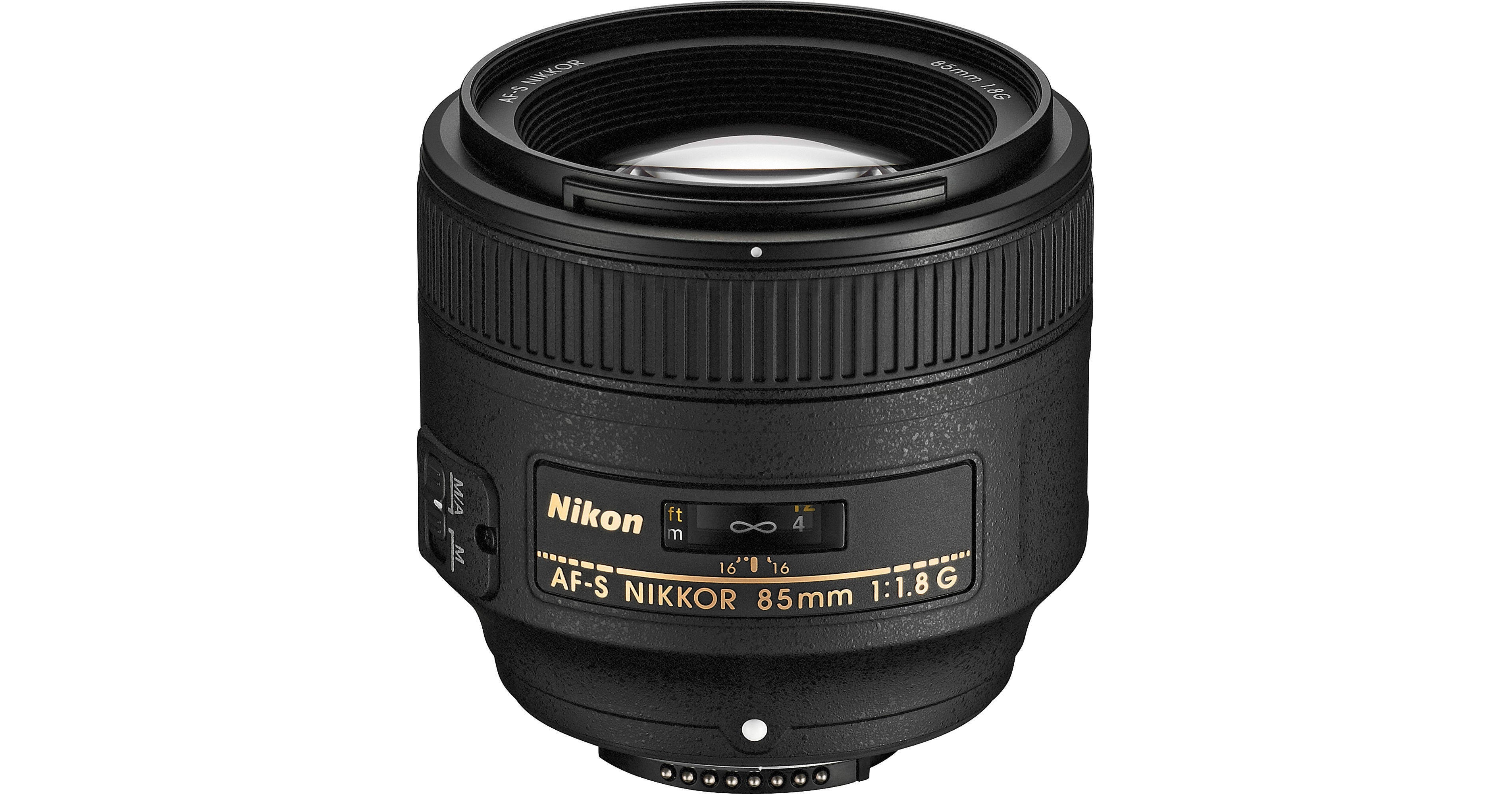 عدسة نيكون AF S NIKKOR 85 مم f/1.8G