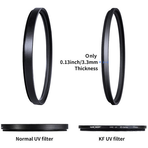 K&F Concept Blue Multi-Coated UV Filter, Slim (49mm)