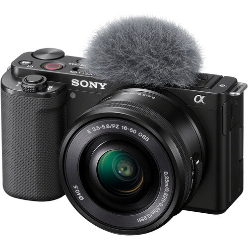 Sony ZV E10 Mirrorless Camera with 16 50mm Lens (Black)