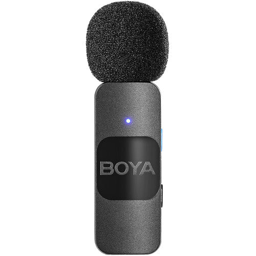 BOYA BY V20 Ultracompact 2 Person Wireless Microphone System with USB C Connector for Mobile Devices (2.4 GHz)