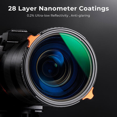 K&F Concept Nano-X Series 2-in-1 Variable ND & CPL Filter (82mm, 2 to 6-Stop)