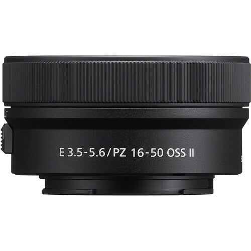 Sony SELP1650PS E PZ 16-50mm f/3.5-5.6 OSS II Lens (Sony E, Black)