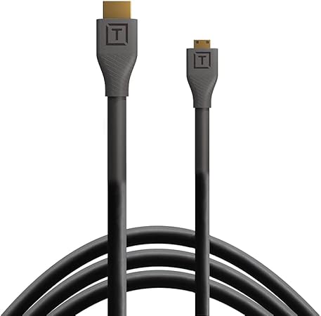 Tether Tools TetherPro HDMI Cable Micro to HDMI 2.0 4.6m Black