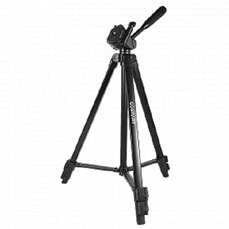 GoSmart Professional Foldable 3 Way Pan Head Camera Tripod 4.4 Ft with Bag - TR450CS