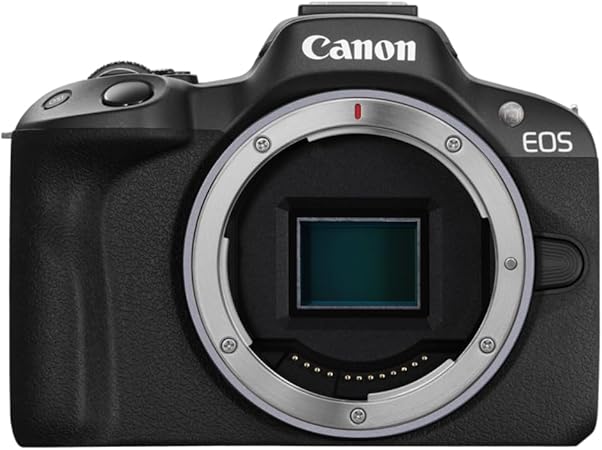 Canon EOS R50 Mirrorless Camera, Black + RF-S 18-45mm F4.5-6.3 IS STM Lens (Upgraded M50 Mark II Model)