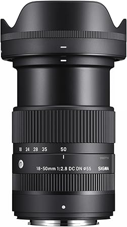 Sigma 18-50mm f/2.8 DC DN Contemporary Lens for FujiFilm X Mount (Black) UAE Version with UAE Warranty Support