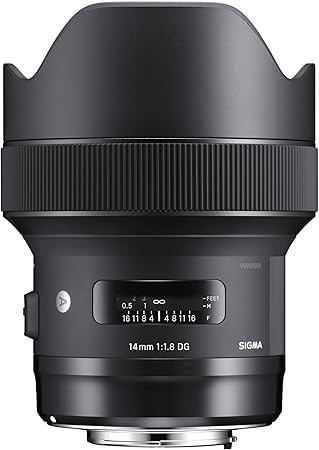 sigma 14mm f/1.8 dg hsm art lens for nikon f