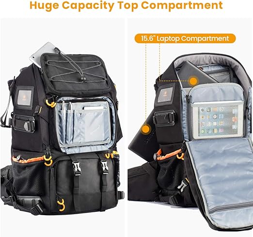 TARION Kamerarucksack, Wasserdicht Fotorucksack Spiegelreflex DSLR Rucksack Kameratasche für Spiegelreflexkameras Digital