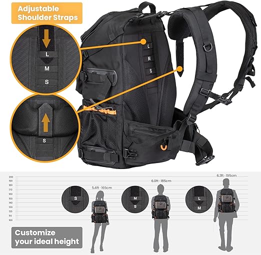 TARION Kamerarucksack, Wasserdicht Fotorucksack Spiegelreflex DSLR Rucksack Kameratasche für Spiegelreflexkameras Digital